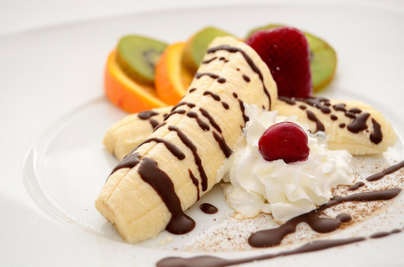 Plated dessert at Copperline Bar & Sweets